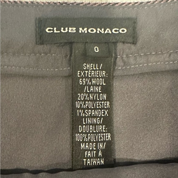 CLUB MONACO Purple Knee-Length Pencil Skirt w Distressed Stitching for Work - Picture 5 of 9